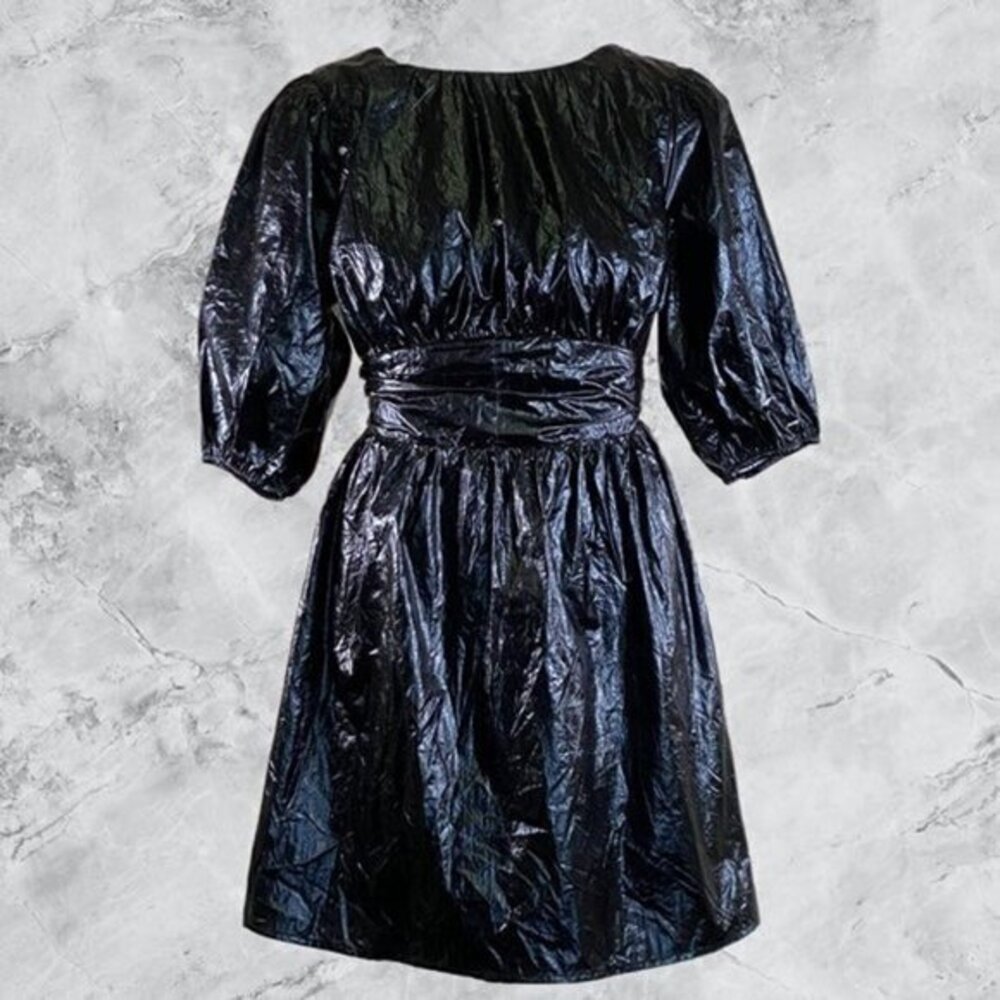 Lovers and Friends Bree Dress - Black Crinkle